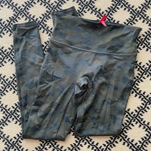 Perfect condition Faux Leather green camo Spanx